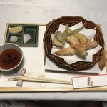 中の坊瑞苑 - 追加  特選天麩羅盛り合わせ