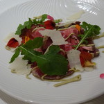 カーサ・デル・チーボ - 黒毛和牛のカルパッチョ仕立て