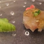 レストラン ナガタケ - 前菜　鯵のタルタル