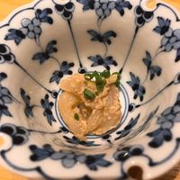 鮨 麻葉 - カワハギ肝和え