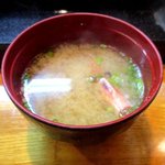 市原江戸銀 - 海老の旨味たっぷりの味噌汁！