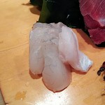 柳鮨 - ひらめのアップ