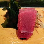 柳鮨 - 鮪中トロのアップ