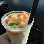 ハッピーベリー - 【桃のミルキーシェイク…600円税別】★2018/8