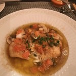 れすとらんマツモト - スズキのムニエル　プロバンス風