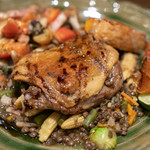 わいん食堂 Chez とし - 2018.9 北海道産鴨もも肉のコンフィ（2,800円）