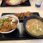 かつや - ヒレかつ丼＋ロースかつ+1