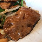 麺屋 椿丸 - 限定のレバニラ炒め