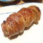 新橋 いっぱし - 新生姜の豚バラ巻き