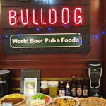 ブルドッグ 銀座 クラフトビール World Beer Pub＆Foods - メニューが並んでます
