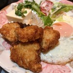 ゆめ屋 - 冷凍の鳥唐揚げなので、注文してはいけない