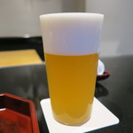 日本料理 晴山 - 30年9月　生ビール