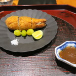 日本料理 晴山 - 30年9月　鮎すり身フライ、銀杏
