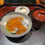 日本料理 晴山 - 30年9月　新イクラ御飯