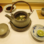 鮨 なかもと - 松茸土瓶蒸し　