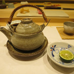 鮨 なかもと - 松茸土瓶蒸し　