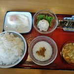 盛岡月が丘食堂 - 朝食セット（４００円）