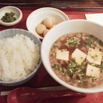 ふた村 - 肉吸い定食５００円（税込）