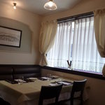 ラ タベルネッタ アッラ チヴィテッリーナ - ＜2011年8月＞節電中なのでテーブルには扇子がおいてあります。