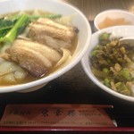 栄華楼 - 刀削麺・高菜飯セット