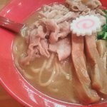 麺の極 はなみち - ら～麺・豚（アップ）