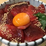 寝技食堂 〆技一本！ まぐろ道場 - 天然南まぐろ一夜漬け丼