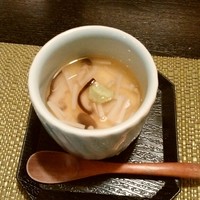 寿司英 - きのこの餡かけ茶碗蒸し