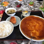 王様の餃子 - カニ玉ランチ