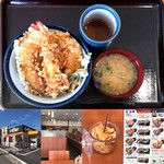 てんや - 2018.9訪問 てんや 水戸渡里店 天丼 \500(税別)