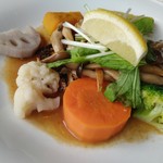 ブリッコ - 真鯛ソテー　木の子バターソース