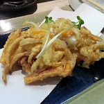 Osake To Oshokuji Dokoro Nishida - 野菜とイカのかき揚げ
