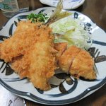 亀善 - アジフライ&ハムカツ2018.09.04