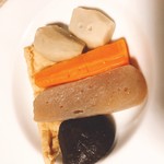 やまめ庵 - 地元産の野菜の煮物(^^)