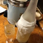 やまめ庵 - ビアグラスで〜~_~;