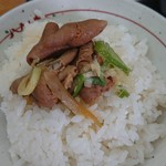 ラーメンつかさ - もつ煮とライス♡