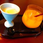 和カフェ ののや - ドリンク、デザート付。
                                女子、大好きだわ。