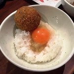 肉山 - 11．〆の玉子かけご飯