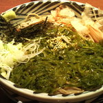 Oraga Soba - めかぶ蕎麦（大盛り　６０円増し）