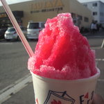 たこやきトラジャ - かき氷（いちご） 150円(2011.8月)