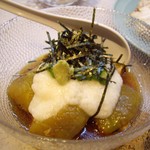 茄子のとろろがけ