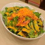 サクラカフェ - グリーンサラダ（５８０円）２０１８年９月