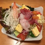 Sushi Izakaya Yataizushi - 海鮮サラダハーフ
