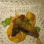 リストランテ サクラ - マトウダイとシシトウのフリット　オオマサリ