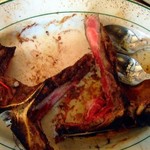Peter Luger Steak House - 食べ終わり　見事なＴボーン