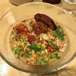 饗 くろ喜 - 「わっさん」卒業限定「冷やしスパイスそば」1200円