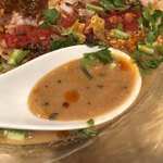 饗 くろ喜 - 様々なスパイスが効いた冷やしスープ