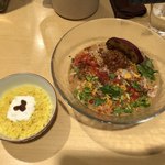 饗 くろ喜 - 「わっさん」卒業限定「冷やしスパイスそば」1200円＆限定飯「ターリック飯」200円