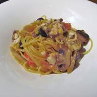 インカメラ コン テラッツァ - パスタ・ぺペロンチーノ