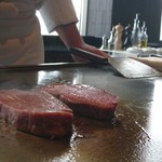 鉄板焼 やまなみ - ジュージュー♪