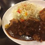 とんかつ ひろ喜 - 特選ヒレとんかつ＆クリームコロッケ定食（￥1200）